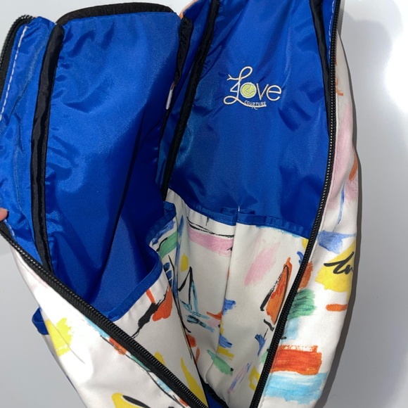40 Love Couture Sophi Tennis Backpack Colorful‎ Sailboats Like New main image 6